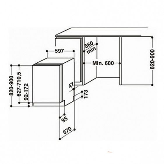 Посудомоечная машина Hotpoint-Ariston HIO 3 O 32 W купить с доставкой по Москве и Московской области в интернет-магазине ТехноВегас