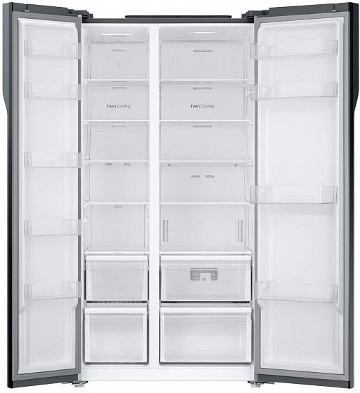 Холодильник Samsung RS55K50A02A серебристый купить с доставкой по Москве и Московской области в интернет-магазине ТехноВегас