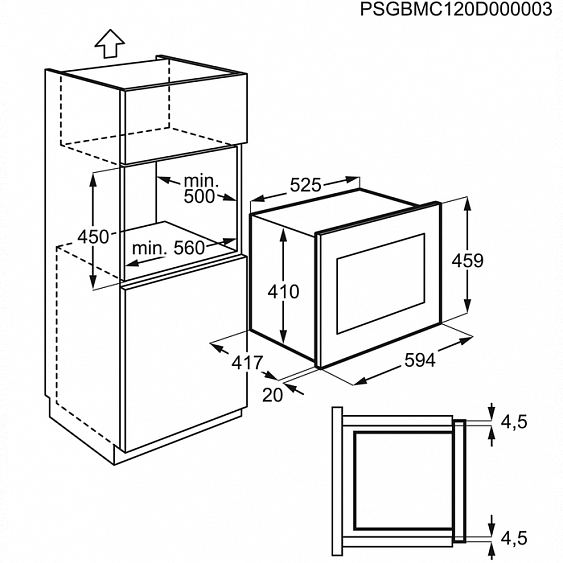 Микроволновая печь ELECTROLUX ems 26204 ox купить с доставкой по Москве и Московской области в интернет-магазине ТехноВегас