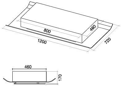 Вытяжка FALMEC CIELO 120 IX (600) ECP CCMI20.E0P2#ZZZB461N
