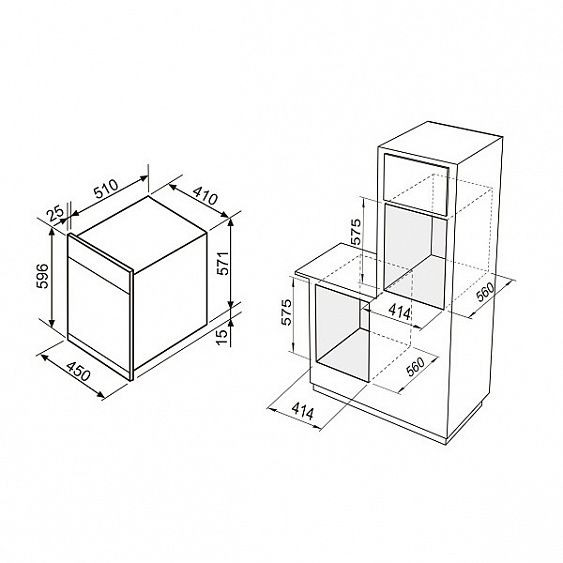 Духовой шкаф ZIGMUND & SHTAIN EN 110.622 A купить с доставкой по Москве и Московской области в интернет-магазине ТехноВегас