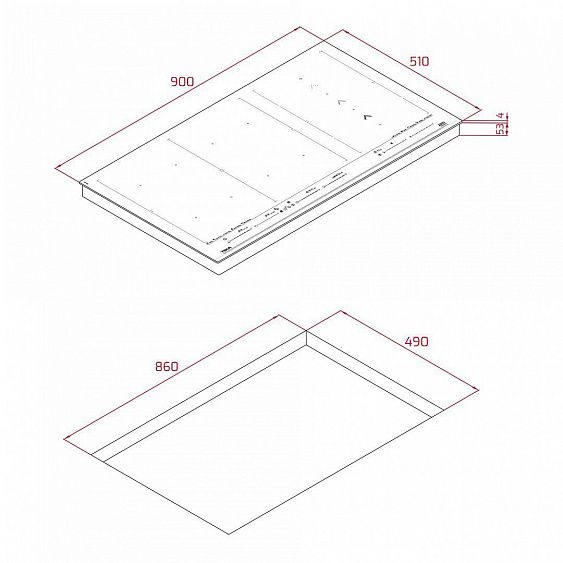 Варочная панель TEKA IZF 99700 BK MST купить с доставкой по Москве и Московской области в интернет-магазине ТехноВегас