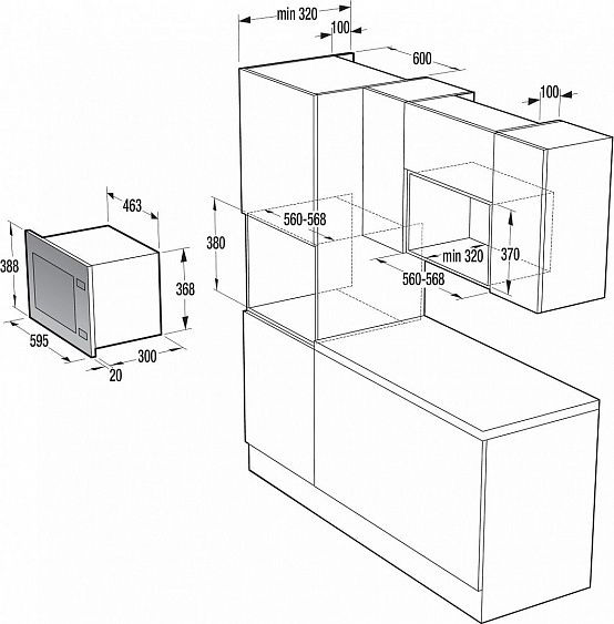 Микроволновая печь Gorenje BM 171 A4XG