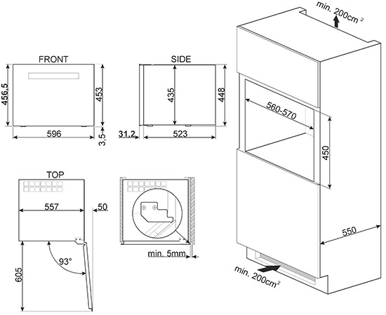 Винный шкаф Smeg CVI618NRS