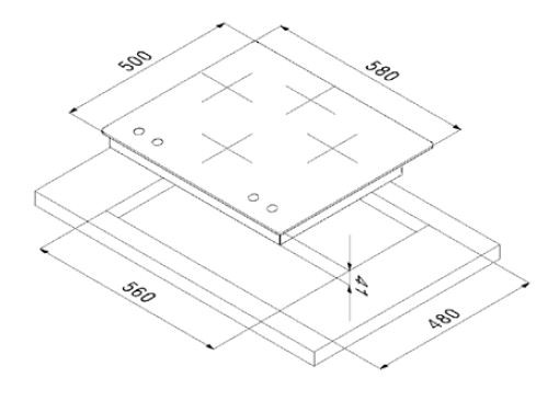 Поверхность ZIGMUND & SHTAIN GN 248.61 X купить с доставкой по Москве и Московской области в интернет-магазине ТехноВегас