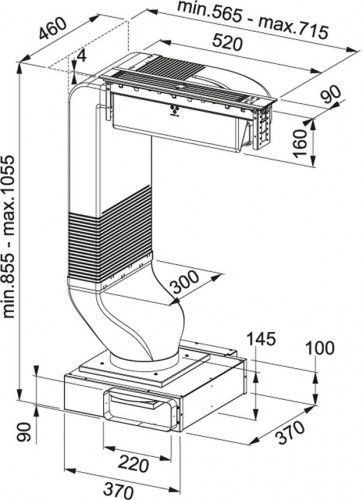 Вытяжка Franke FMY 905 HE черный