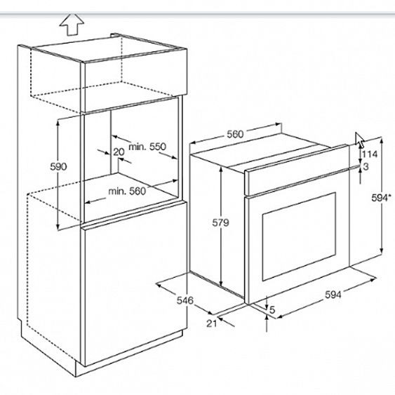 Духовой шкаф AEG bp 7314621 m