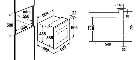 Духовой шкаф KUPPERSBUSCH eeh 6150.8mx купить с доставкой по Москве и Московской области в интернет-магазине ТехноВегас