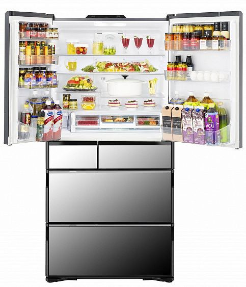 ХОЛОДИЛЬНИК HITACHI R-ZX 740 KU X купить с доставкой по Москве и Московской области в интернет-магазине ТехноВегас