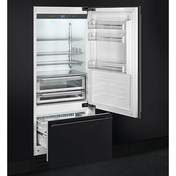Холодильник SMEG RI96RSI купить с доставкой по Москве и Московской области в интернет-магазине ТехноВегас
