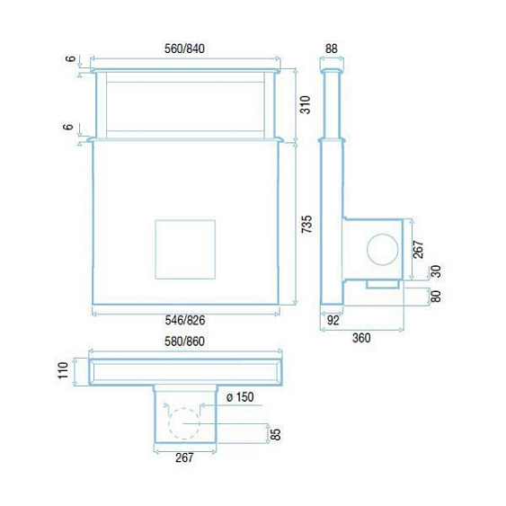 Встраиваемая вытяжка в стол  BEST LIFT BLACK 600 07756001A купить с доставкой по Москве и Московской области в интернет-магазине ТехноВегас