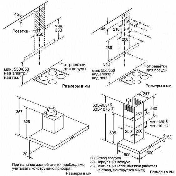 Вытяжка NEFF D64BBC0N0 купить с доставкой по Москве и Московской области в интернет-магазине ТехноВегас