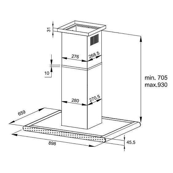 ВЫТЯЖКА KORTING KHA 99360 XGN