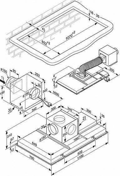 Вытяжка MIELE DA2906 сталь
