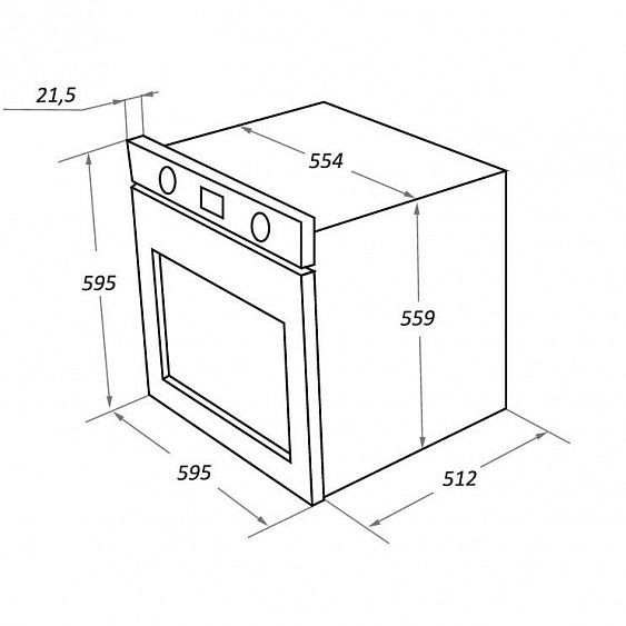 Духовой шкаф MAUNFELD EOEFG.566RIB.RT купить с доставкой по Москве и Московской области в интернет-магазине ТехноВегас