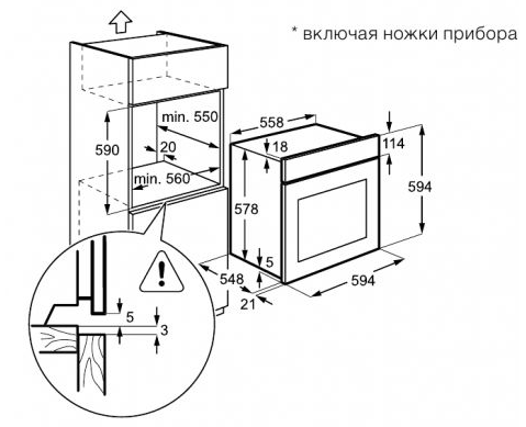 Духовой шкаф ELECTROLUX eoc 95851 bx купить с доставкой по Москве и Московской области в интернет-магазине ТехноВегас