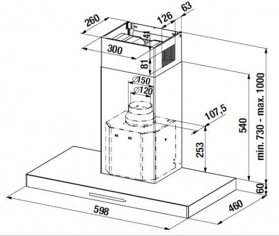 Вытяжка Kuppersbusch DW 6340.0 E купить с доставкой по Москве и Московской области в интернет-магазине ТехноВегас