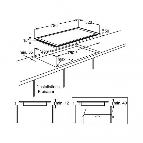 Поверхность AEG hk 856600 fb купить с доставкой по Москве и Московской области в интернет-магазине ТехноВегас