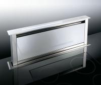 Встраиваемая вытяжка в стол BEST Lift Glass Нерж. сталь+белое стекло 07756005A