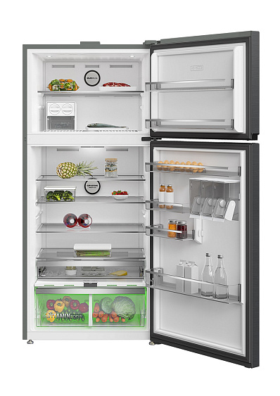 Двухкамерный холодильник Grundig GDN18820HXBR