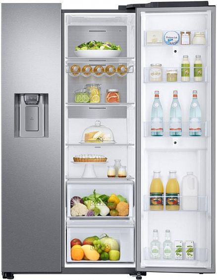 Холодильник Samsung Family Hub RS68N8941SL нержавеющая сталь купить с доставкой по Москве и Московской области в интернет-магазине ТехноВегас