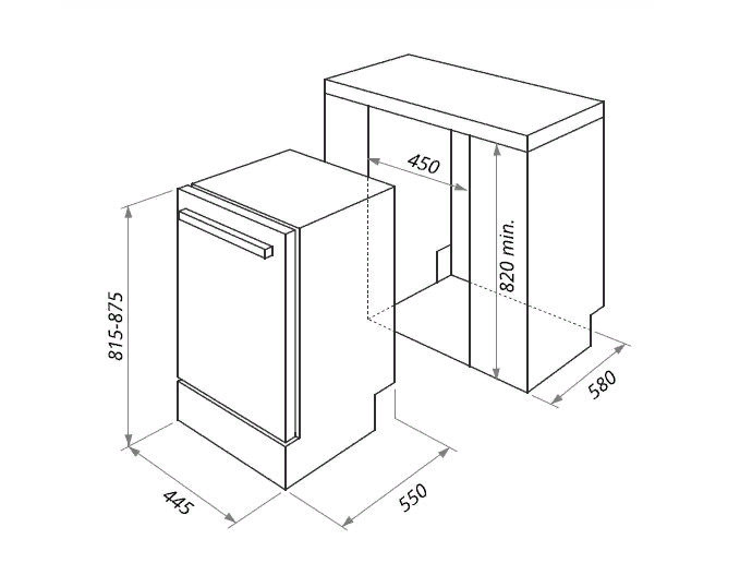 Korting kdi 60985 схема встраивания