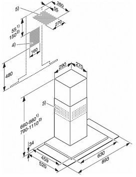 Вытяжка MIELE DA5796W сталь купить с доставкой по Москве и Московской области в интернет-магазине ТехноВегас