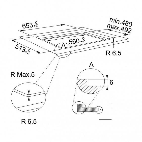Варочная поверхность FRANKE FSM 654 I BK купить с доставкой по Москве и Московской области в интернет-магазине ТехноВегас