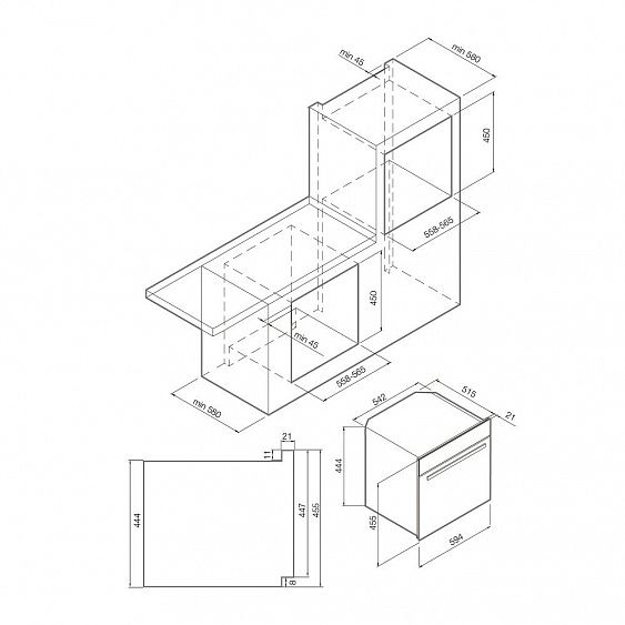 Микроволновая печь GRAUDE BWG 45.0 SE купить с доставкой по Москве и Московской области в интернет-магазине ТехноВегас