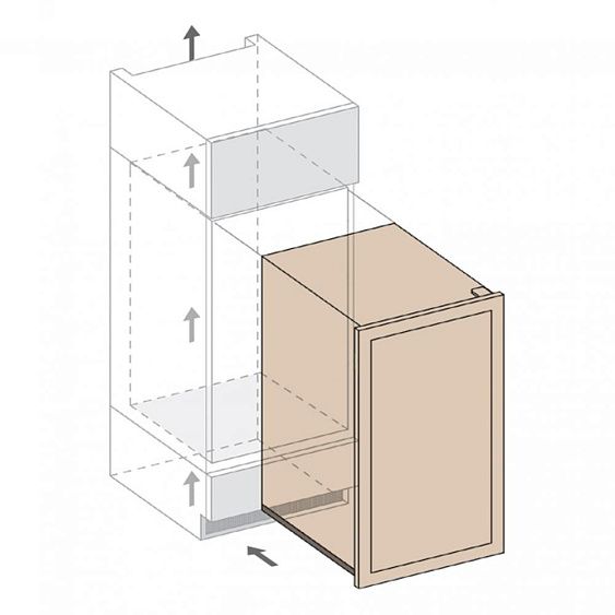 Винный шкаф Dunavox DAVG-72.185DB.TO купить с доставкой по Москве и Московской области в интернет-магазине ТехноВегас