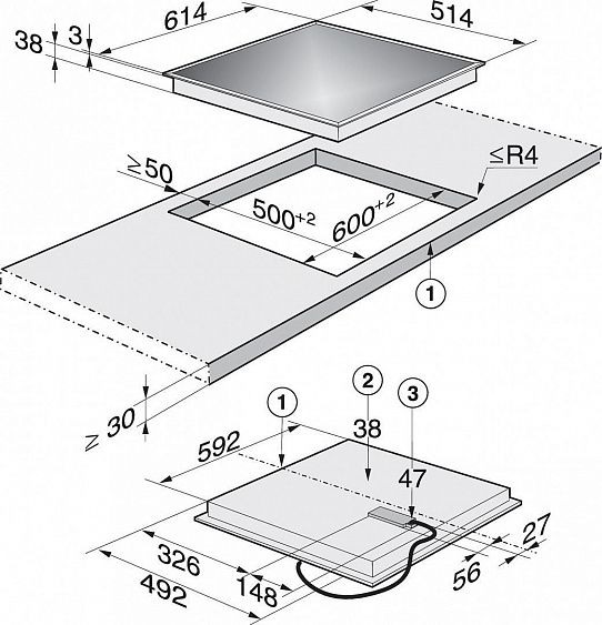 Поверхность MIELE km 5603