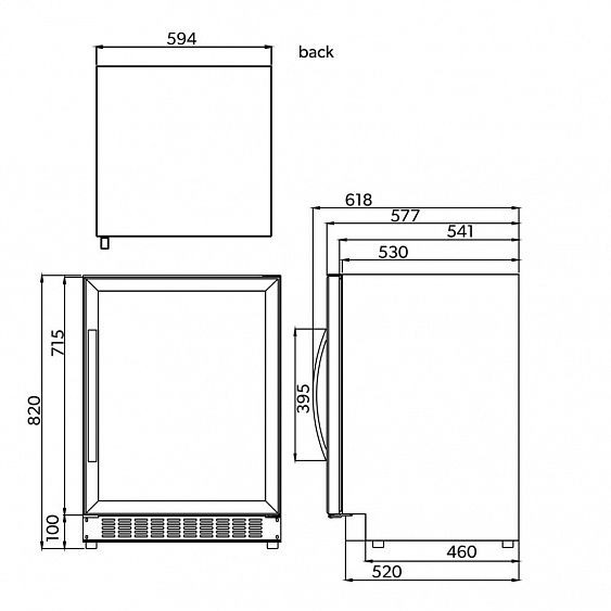 Винный шкаф DOMETIC S46G