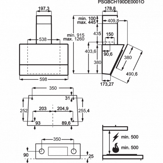 Вытяжка Electrolux LFV 616 Y купить с доставкой по Москве и Московской области в интернет-магазине ТехноВегас