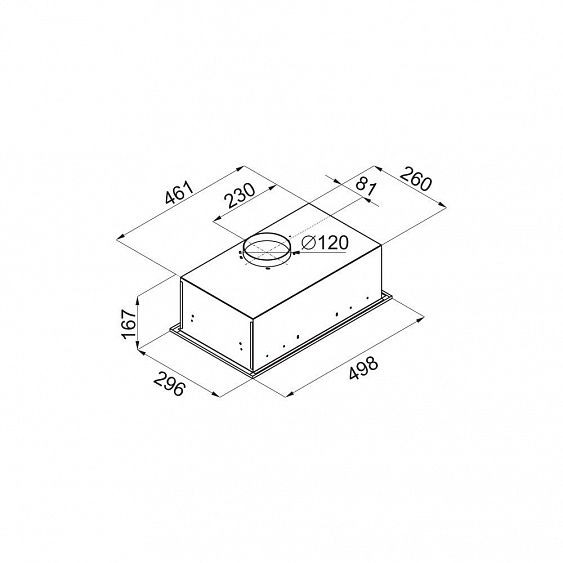 Вытяжка Maunfeld Crosby Singl 5028 нержавеющая сталь купить с доставкой по Москве и Московской области в интернет-магазине ТехноВегас