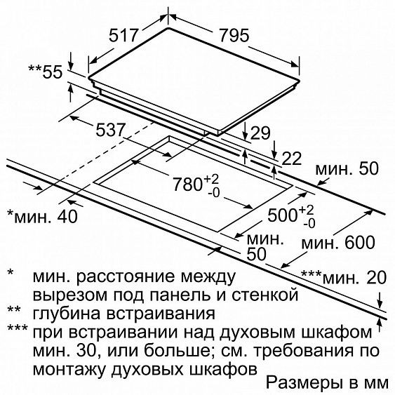 Варочная панель NEFF T58BT20N0 купить с доставкой по Москве и Московской области в интернет-магазине ТехноВегас