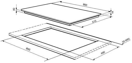Поверхность SMEG se2951tc2