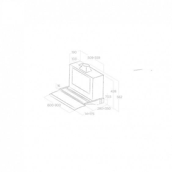 Вытяжка ELICA GLIDE IX/A/60 (52614597C) купить с доставкой по Москве и Московской области в интернет-магазине ТехноВегас