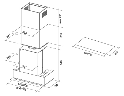 ВЫТЯЖКА FALMEC GRUPPO INCASSO 50 IX (800) (C СИСТЕМОЙ NRS) ECP купить с доставкой по Москве и Московской области в интернет-магазине ТехноВегас
