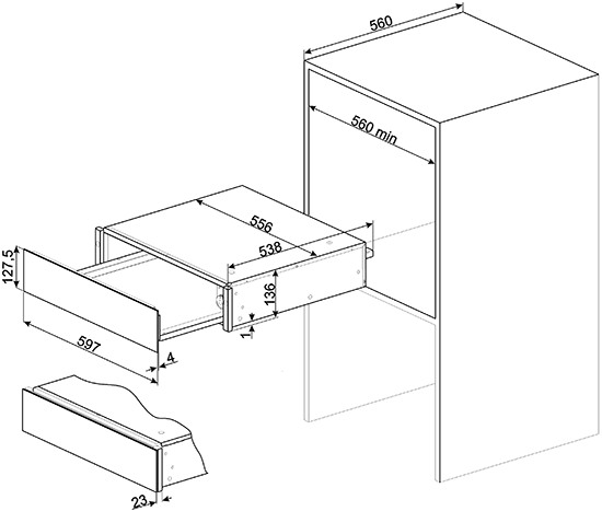 Ящик сомелье SMEG CPS615NX купить с доставкой по Москве и Московской области в интернет-магазине ТехноВегас