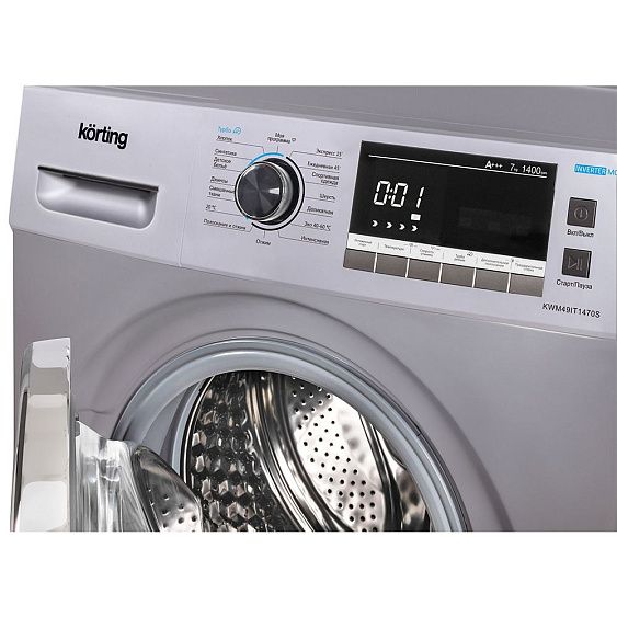 СТИРАЛЬНАЯ МАШИНА KORTING KWM 49IT1470 S купить с доставкой по Москве и Московской области в интернет-магазине ТехноВегас