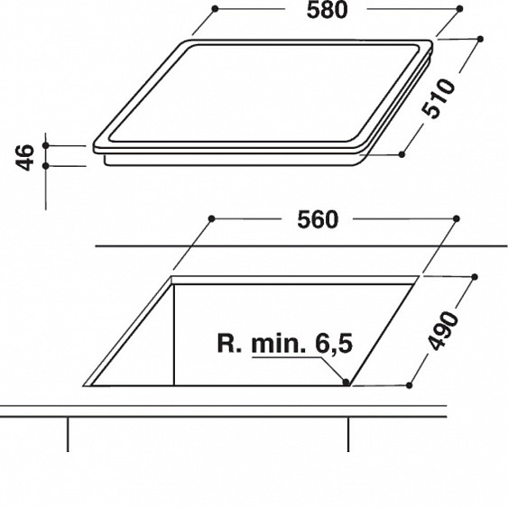 Варочная поверхность Hotpoint-Ariston HR 616 X купить с доставкой по Москве и Московской области в интернет-магазине ТехноВегас