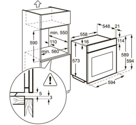 Газовый духовой шкаф ZANUSSI zog511217s купить с доставкой по Москве и Московской области в интернет-магазине ТехноВегас