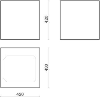 Вытяжка FALMEC rubik 42 white (450) isola купить с доставкой по Москве и Московской области в интернет-магазине ТехноВегас