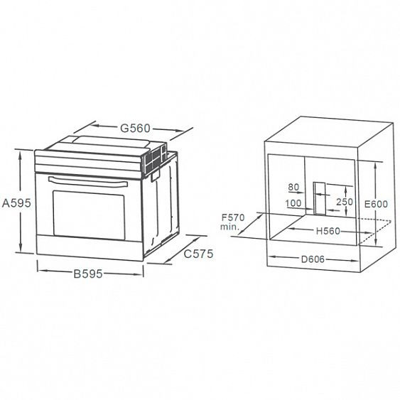 Электрический духовой шкаф MIDEA MO670A4X купить с доставкой по Москве и Московской области в интернет-магазине ТехноВегас
