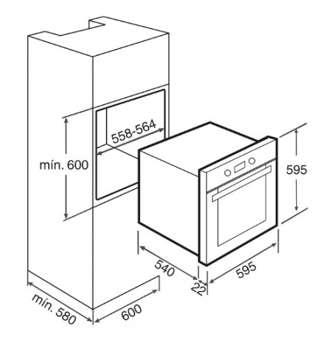 Духовой шкаф TEKA HSC 635 SS купить с доставкой по Москве и Московской области в интернет-магазине ТехноВегас