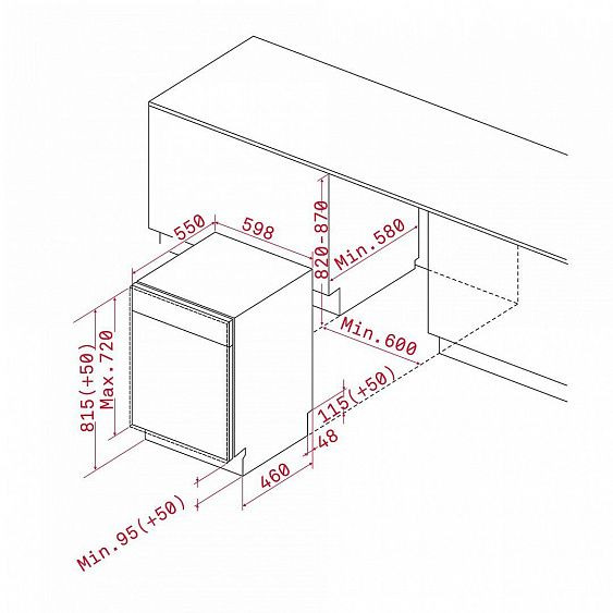 Посудомоечная машина TEKA DW8 55 FI (40782132) купить с доставкой по Москве и Московской области в интернет-магазине ТехноВегас