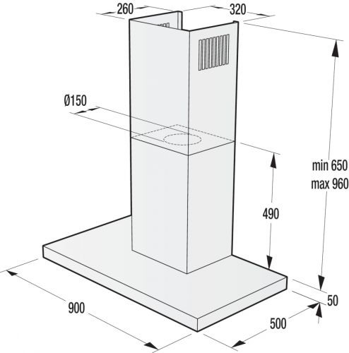 Вытяжка GORENJE WHT961STX