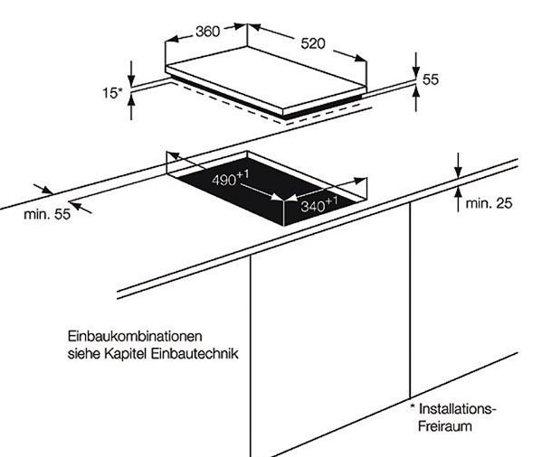 Поверхность AEG hc 451220 eb