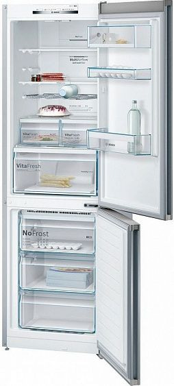 Холодильник Bosch KGN36KL35 серебристый купить с доставкой по Москве и Московской области в интернет-магазине ТехноВегас