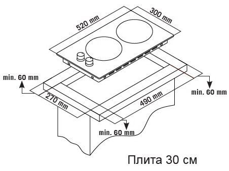 Варочная панель ZIGMUND SHTAIN GN 238.31 S купить с доставкой по Москве и Московской области в интернет-магазине ТехноВегас